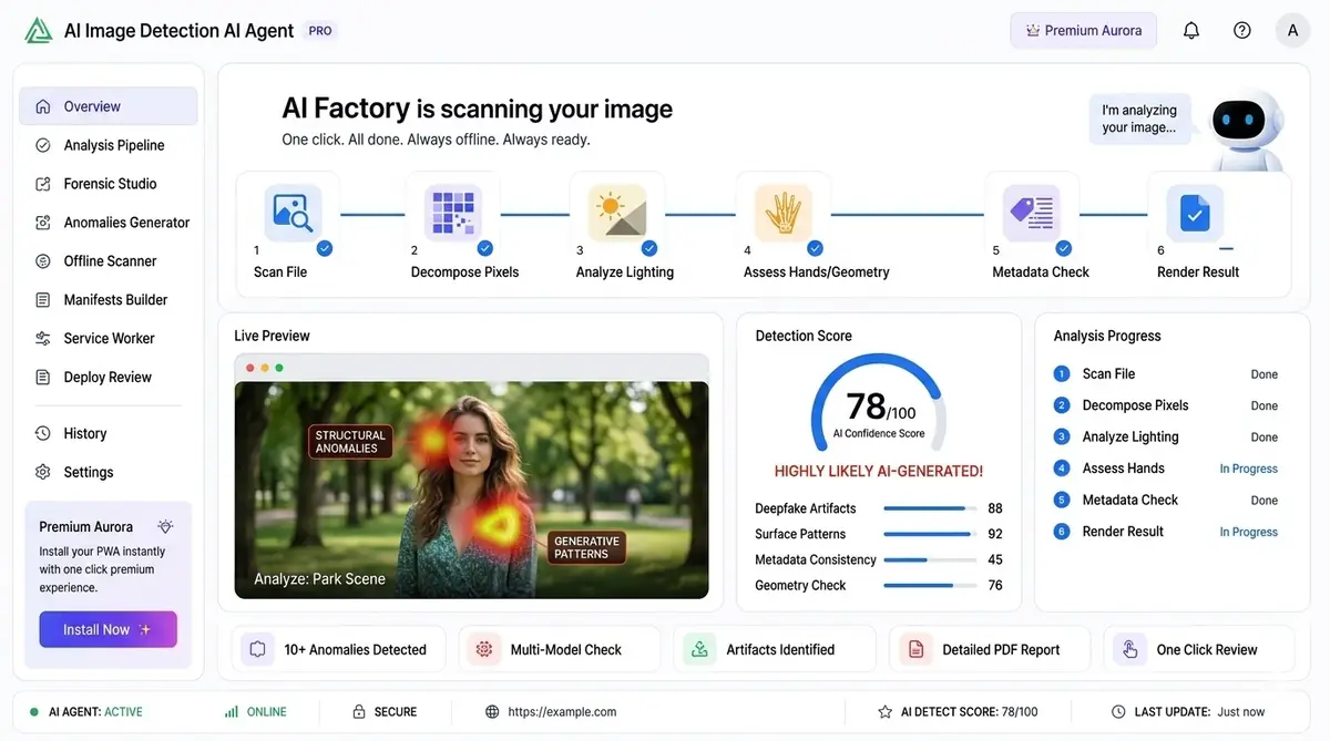 AI earthquake alert assistant — example of the AI tool dashboard software